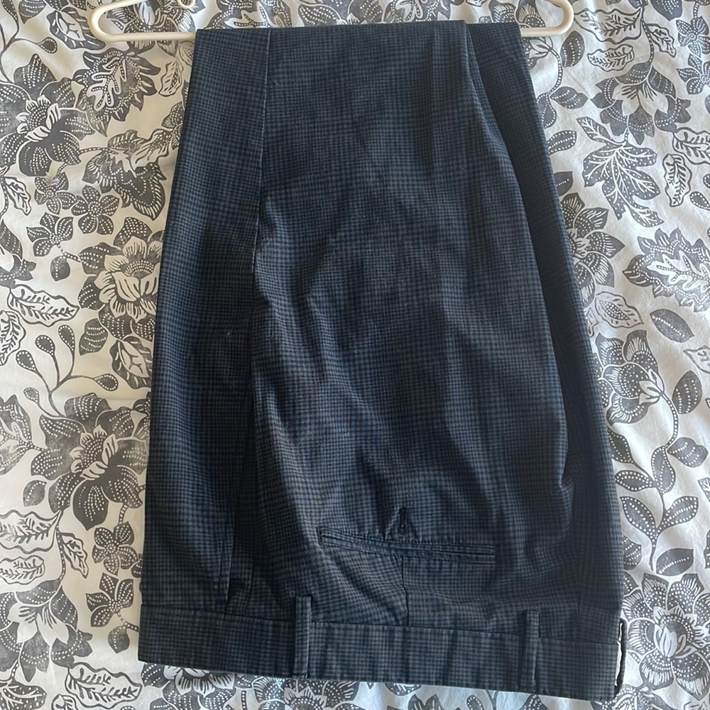 Old navy gray checked ultimate slim dress pants